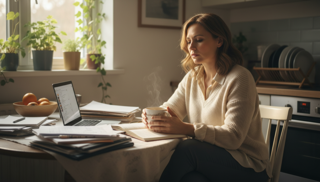 exhaustion after 40 woman experiencing fatigue