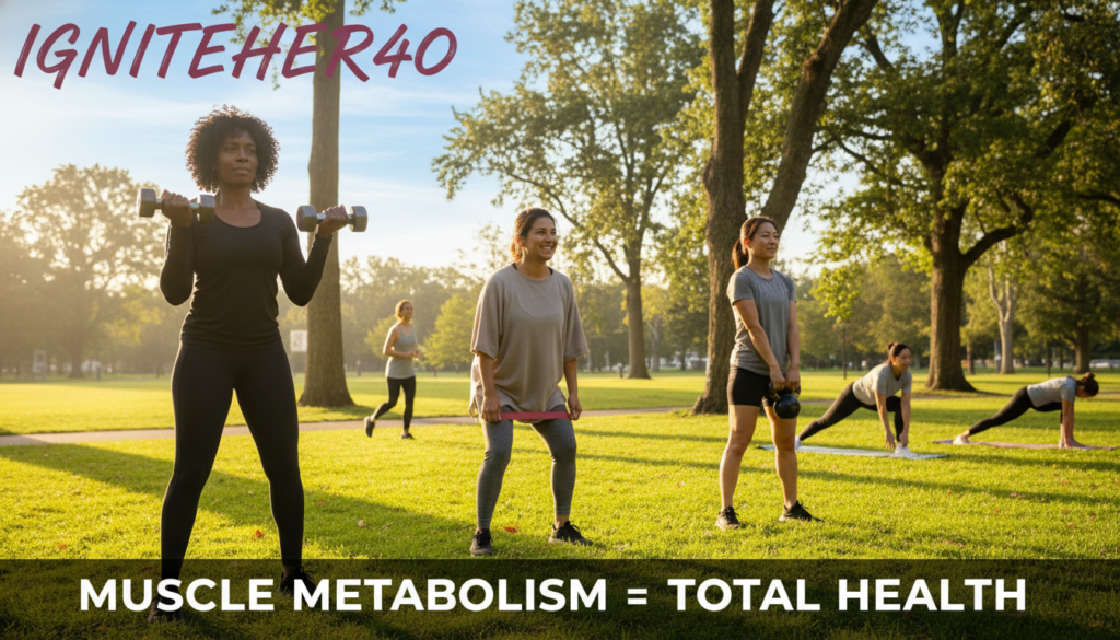 muscle loss and metabolism after 40 in women