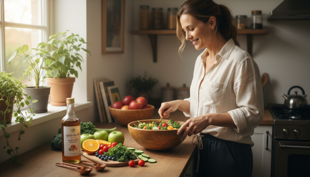 apple cider vinegar for weight loss after 40