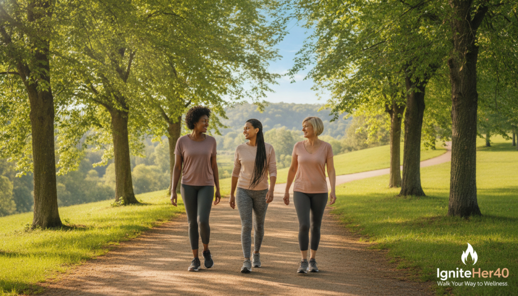 walking for weight loss after 40 for women
