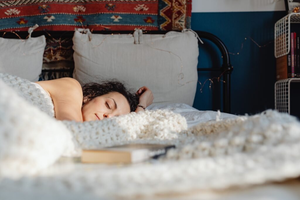 woman over 40 sleeping