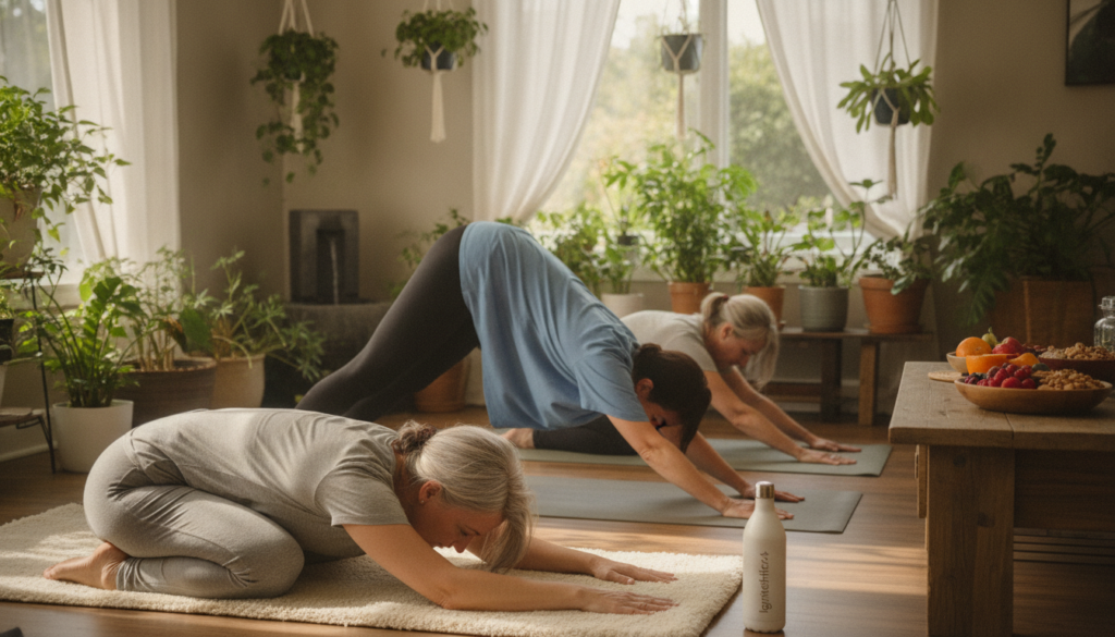 yoga poses for stress relief in your 40s